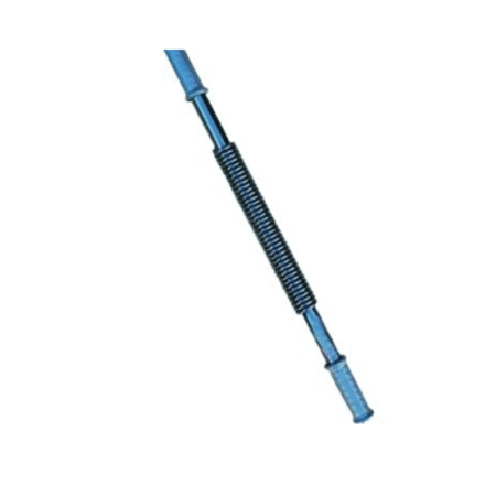 Steel Power Twister Rod with spring resistance and grip handles for chest workout