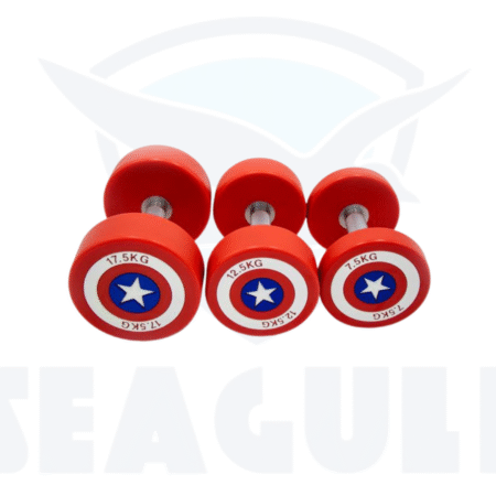 JSD Sports Round Rubber Dumbbells