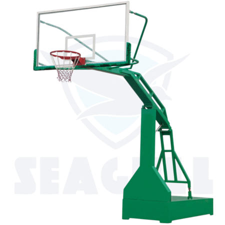 JSD Sports Heavy-Duty Basketball Pole with Adjustable Ring & Backboard