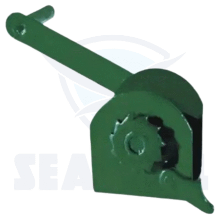JSD Sports Industry Manual Hand Winch for Sports Equipment – Heavy-Duty Steel Gear with Locking Lever
